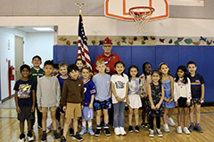  Flags for First Graders at  Roslyn Elementary Schools